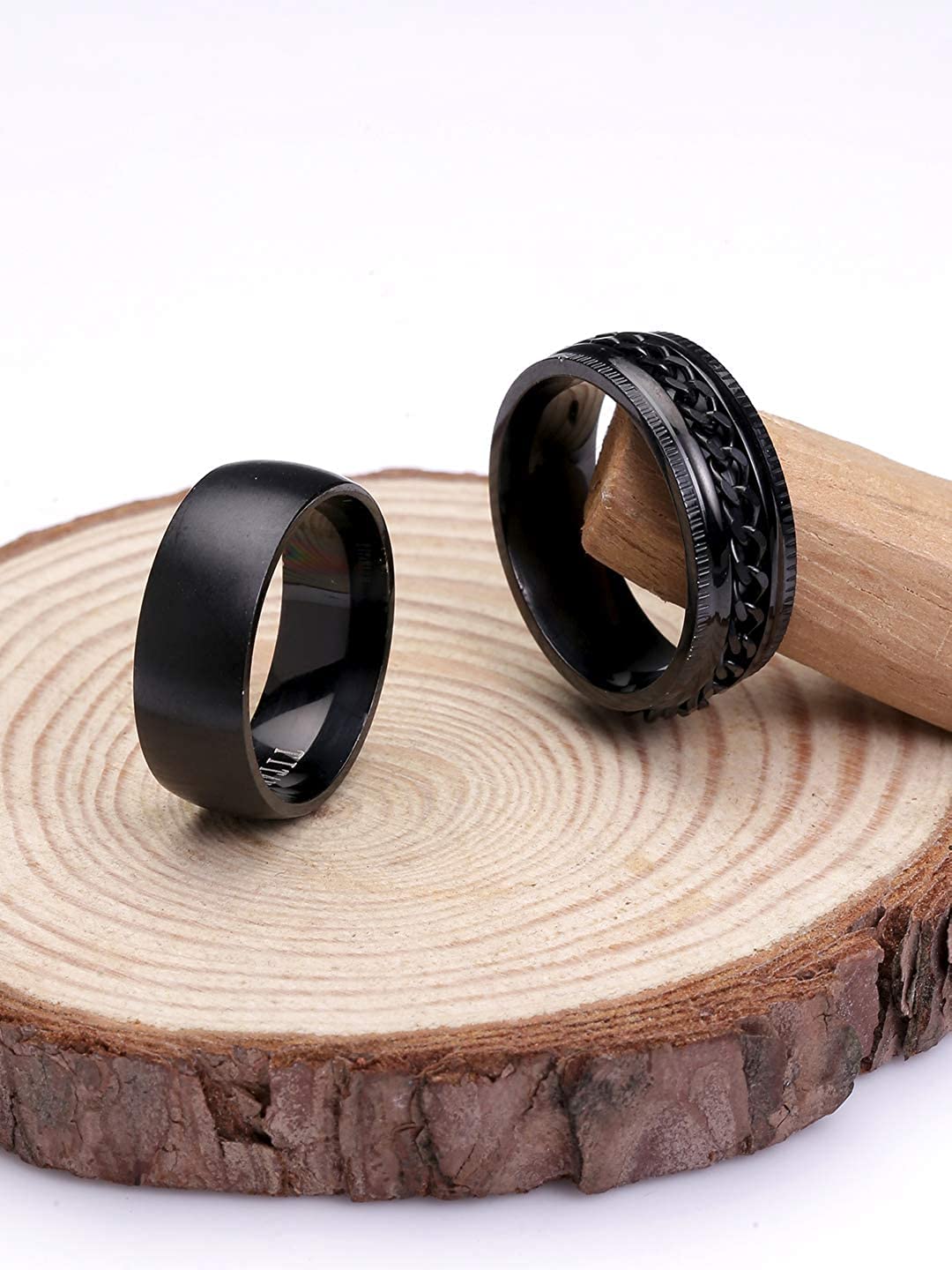 Set of 3 Silver Plated Contemporary Rings Combo – www.pipabella.com